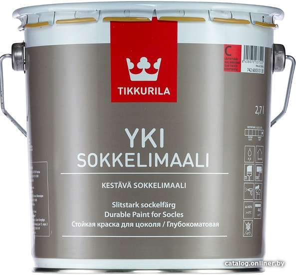 

Краска Tikkurila Yki 9 л (базис C)