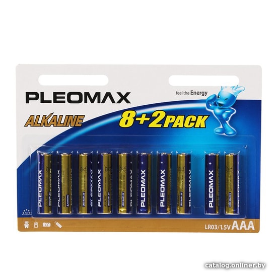 

Батарейка Pleomax Alkaline AAA 10 шт.