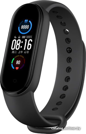 

Фитнес-браслет Xiaomi Mi Band 5 (черный, китайская версия)