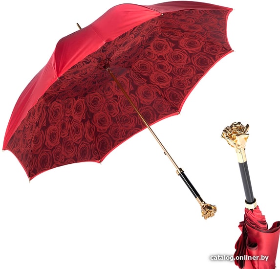 

Зонт-трость Pasotti Becolore Rosso Rosa Oro Roza