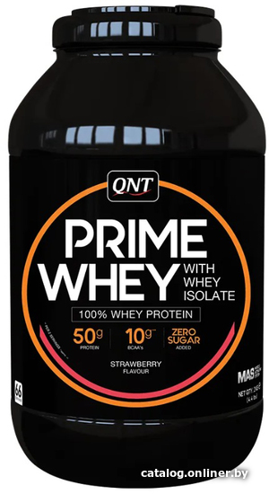 

Протеин сывороточный (изолят) QNT Prime Whey (ваниль, 908г)