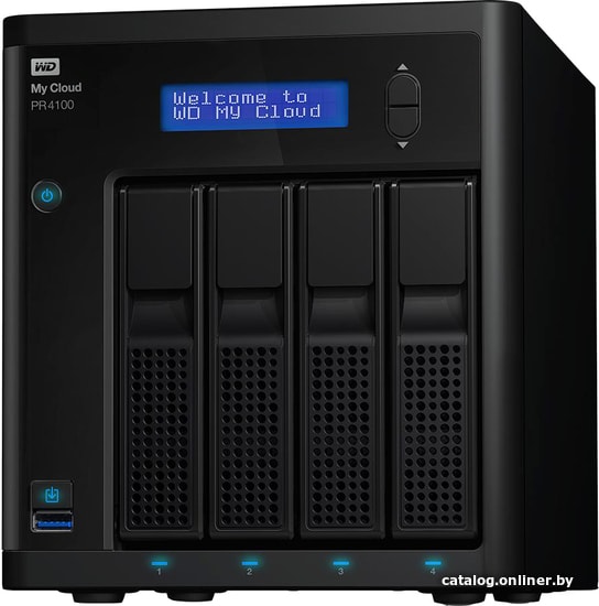 

Сетевой накопитель WD My Cloud Pro4100 8TB WDBKWB0080KBK-EEUE