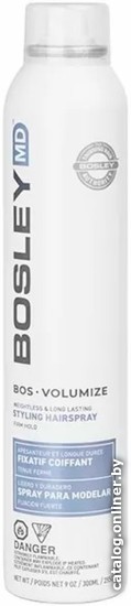 

Лак Bosley MD для укладки волос Volumize Styling Hairspray 300 мл