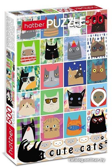 

Пазл Hatber CATs 500ПЗ2_26192