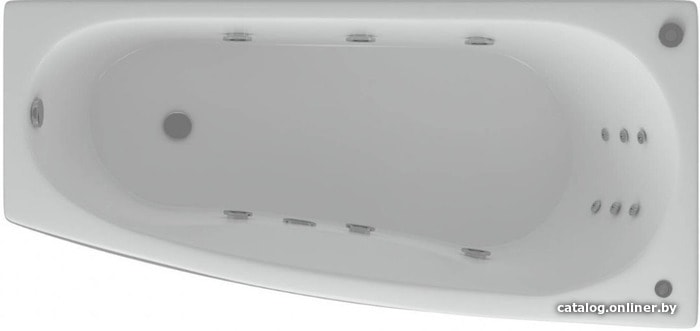 

Ванна Aquatek Пандора 160x75 (2 экрана, излив слева)