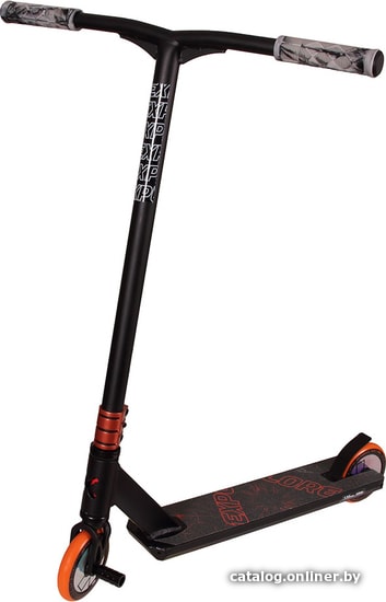

Трюковый самокат Explore Leader Deluxe 2021 (черный/оранжевый)