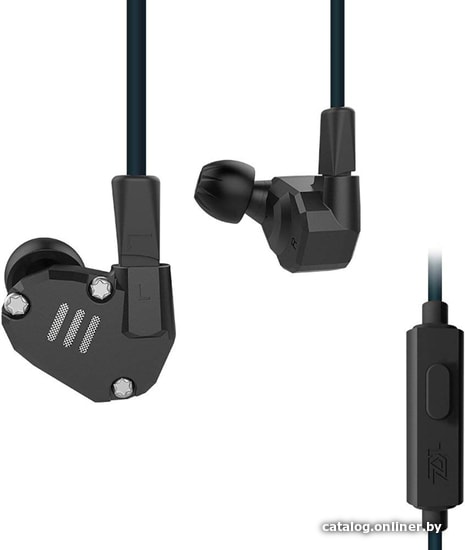 

Наушники KZ Acoustics ZS6 (с микрофоном, черный)