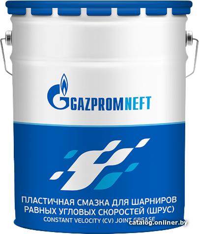 

Gazpromneft Пластичная смазка для шарниров равных угловых скоростей (ШРУС) 18кг 2389907051