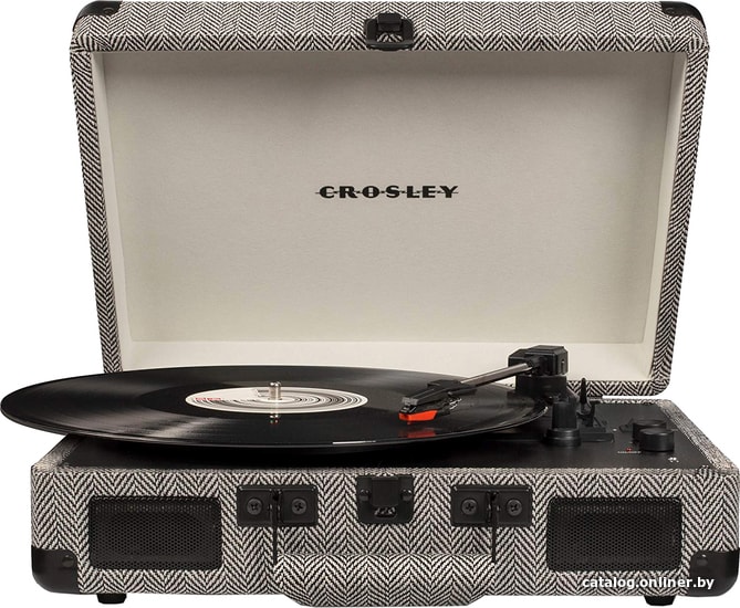 

Виниловый проигрыватель Crosley Cruiser Deluxe (серый с плетеным узором)