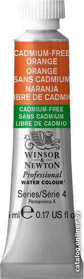 

Акварельные краски Winsor & Newton Professional №899 102899 (5 мл, бескадмиевый оранжевый)