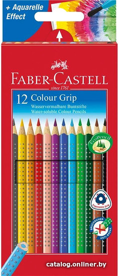

Набор цветных карандашей Faber Castell Grip 2001 (12шт)