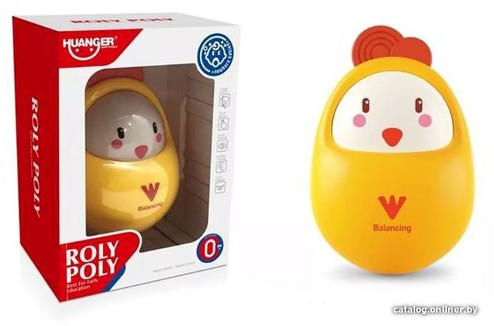 

Интерактивная игрушка Наша Игрушка Неваляшка Цыпленок Y18720243