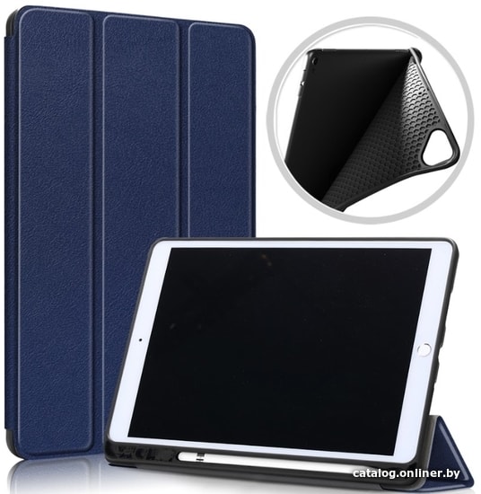 

Чехол для планшета JFK Smart Case для iPad 10.2 2019 (со стилусом, синий)