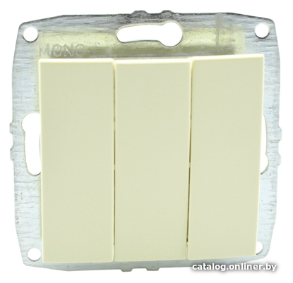 

Выключатель Mono Electric 500-001722-114 (кремовый)