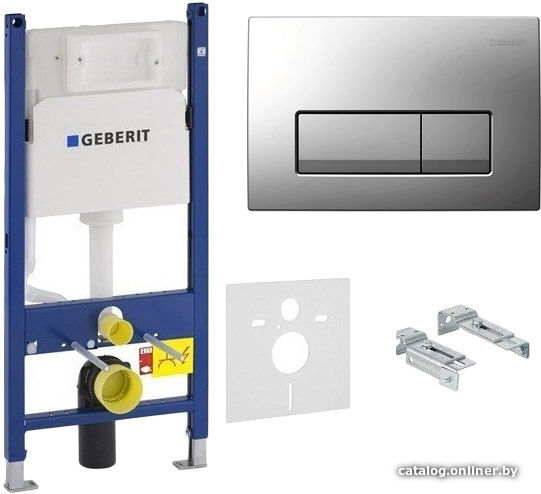 

Инсталляция для унитаза Geberit Duofix 458.126.00.1 + клавиша Delta51 115.105.46.1