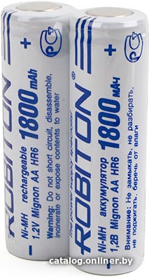 

Аккумулятор Robiton AA 1800 mAh 2 шт
