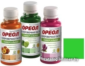 

Колеровочная краска Ореол 24 0.1 л (зеленый)