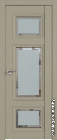 

Межкомнатная дверь ProfilDoors 2.105U 60x200 (шелгрэй, стекло square матовое)