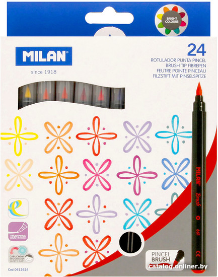 

Фломастеры Milan 612624 (24 цв)