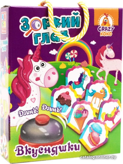 

Детская настольная игра Crazy Koko Зоркий глаз. Вкусняшки VT8010-11