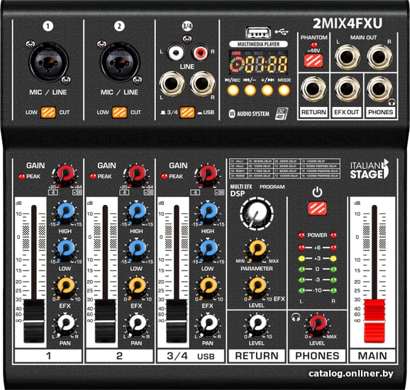 

Микшерный пульт Italian Stage IS 2MIX4FXU