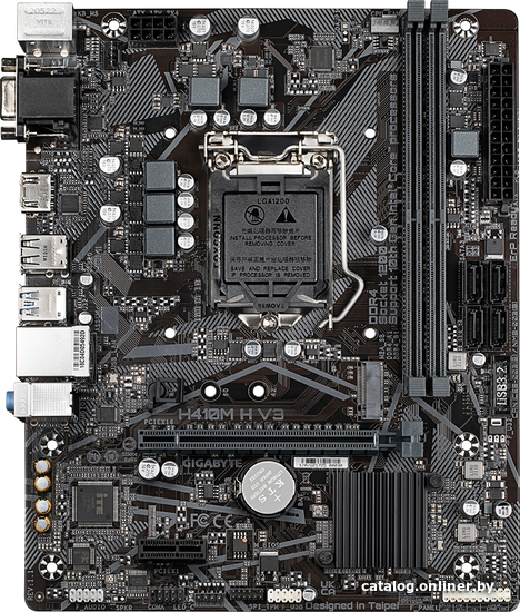 

Материнская плата Gigabyte H410M H V3 (rev. 1.1/1.3)