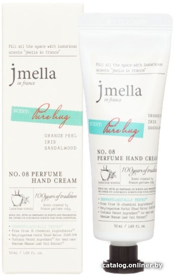 

Jmella Крем для рук In France Pure Hug Perfume Hand Cream апельсин, ирис, сандаловое дерево 50 мл