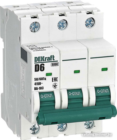 

Выключатель автоматический Schneider Electric DEKraft 12365DEK
