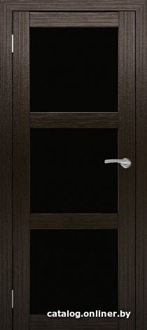 

Межкомнатная дверь Юни Амати 20 (ч) 80x200 (дуб венге/черное стекло)