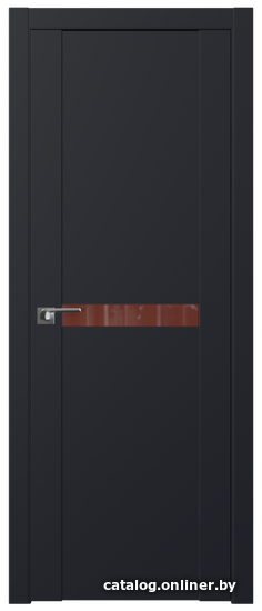

Межкомнатная дверь ProfilDoors 2.01U 90x200 (черный матовый, стекло коричневый лак)