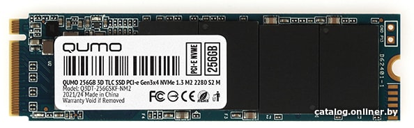 

SSD QUMO Novation 3D TLC NVMe 256GB Q3DT-256GSKF-NM2