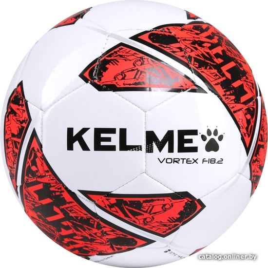 

Футзальный мяч Kelme Vortex F18.2 Indoor 9086842-129-4 (белый/красный, 4 размер)