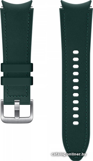 

Ремешок Samsung Hybrid Leather для Samsung Galaxy Watch4 (20 мм, S/M, зеленый)