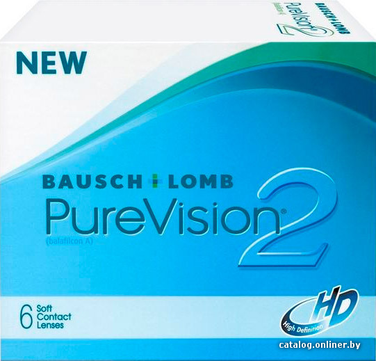 

Контактные линзы Bausch & Lomb Pure Vision 2 HD -0.5 дптр 8.6 мм
