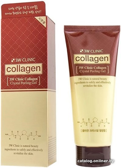 

3W Clinic Пилинг для лица Collagen Crystal Peeling Gel C коллагеном (180 мл)