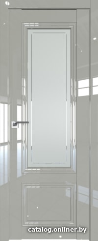 

Межкомнатная дверь ProfilDoors 2.103L 80x200 (галька люкс, стекло гравировка 4)