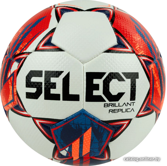 

Футбольный мяч Select Brillant Replica V23 (4 размер, белый/красный/синий)