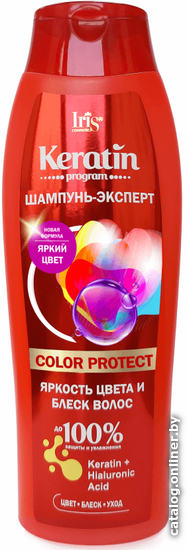 

Iris Cosmetic Keratin Program Color Protect Яркость цвета и блеск волос 400 мл