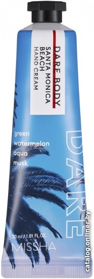 

Missha Крем для рук Dare Body Hand Cream Santa Monica Beach 30 мл