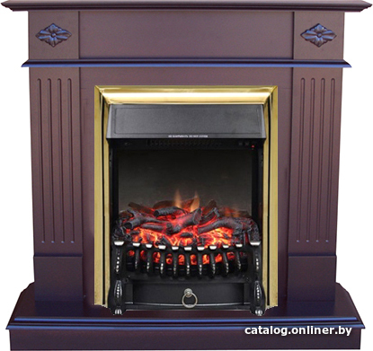

Каминокомплект Smolcom Brighton STD-ASP с RealFlame Fobos-S Lux BR (махагон антик)