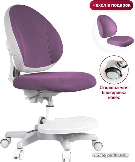 

Детское ортопедическое кресло Anatomica Arriva с подставкой для ног (фиолетовый)