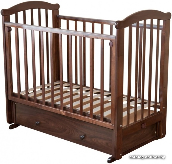 

Классическая детская кроватка Красная звезда Ирина С625 (шоколад)