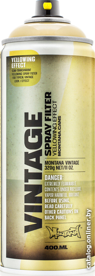 

Краска Montana Vintage 477041 0.4 л (прозрачно-желтый)