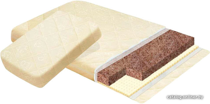 

Матрас Альма-Няня Coir Junior 60x170x8 с дополнительным блоком (микрофибра)