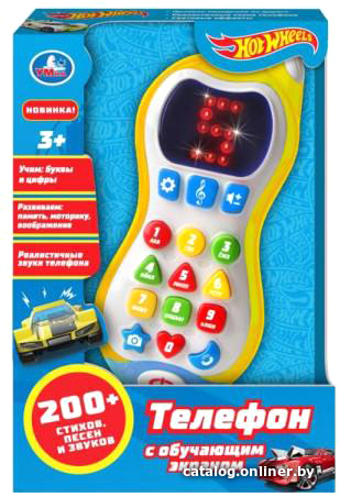 

Развивающая игрушка Умка Телефон. Hot Wheels HT1066-R3