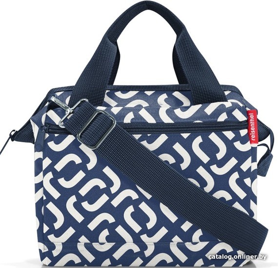 

Женская сумка Reisenthel Allrounder Cross MQ4073 signature navy (синий/белый)