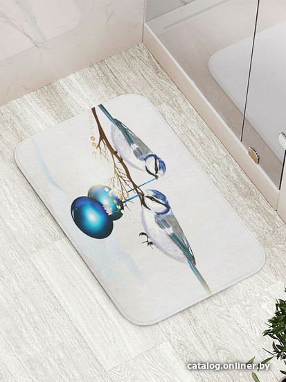 

Коврик для ванной JoyArty Рождественские воробьи bath_5761