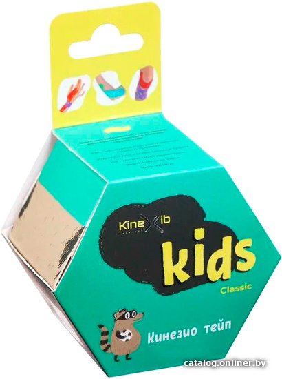

Тейп Kinexib Classic Kids 4 см x 4 м (зеленый)