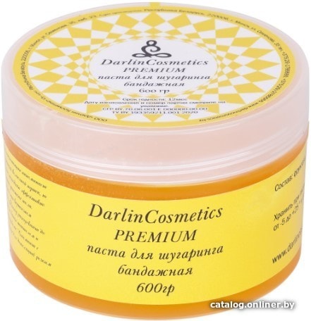 

Паста Darlin Cosmetics Паста бандажная для шугаринга Premium 600 г