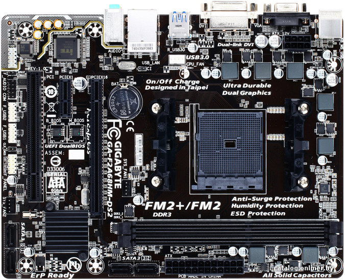 

Материнская плата Gigabyte GA-F2A68HM-DS2 (rev. 1.0)